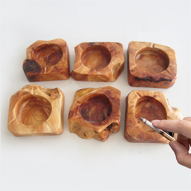 Office Table Accessories Unique - Natural Irregular wood Unique Ash Tray