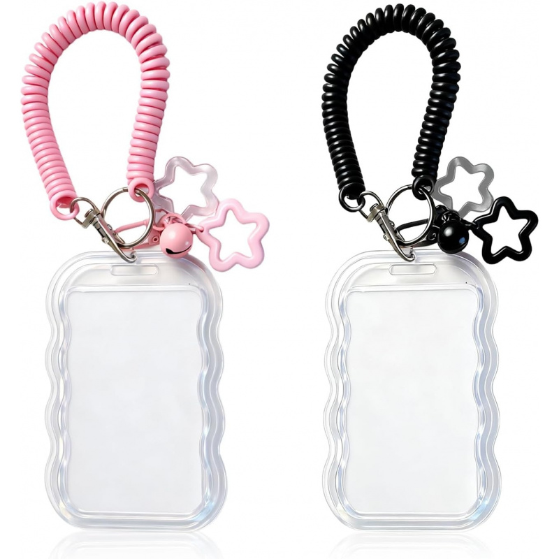 Tablet Cute Accessories - 2 Pack Cute Photocard Holder Keychain