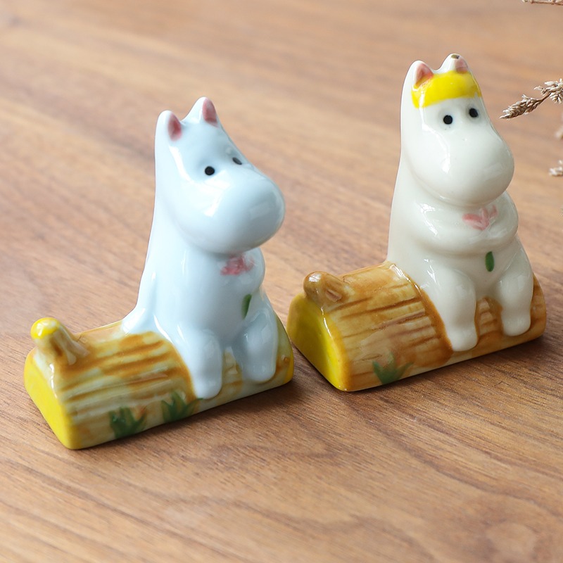 Case With Pencil Holder - Moomin Adorable Super Cute Cartoon Couple