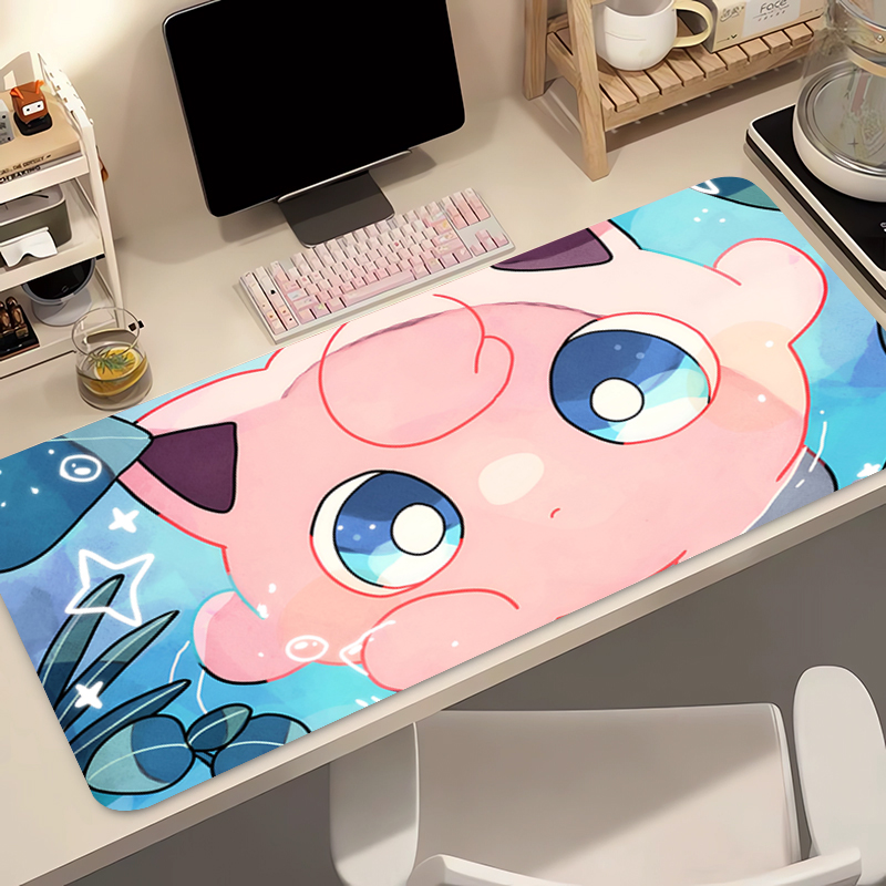Tablet Cute Accessories - Anime Mouse Pad 90x40cm Pokemon Jigglypuff