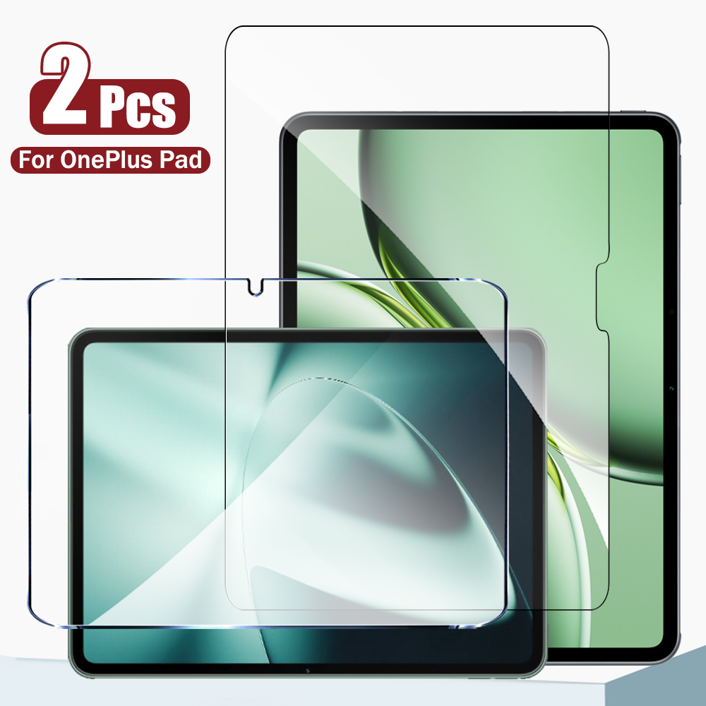 Tablet Accessories Case - 2Pcs 9H Tempered Glass For OnePlus