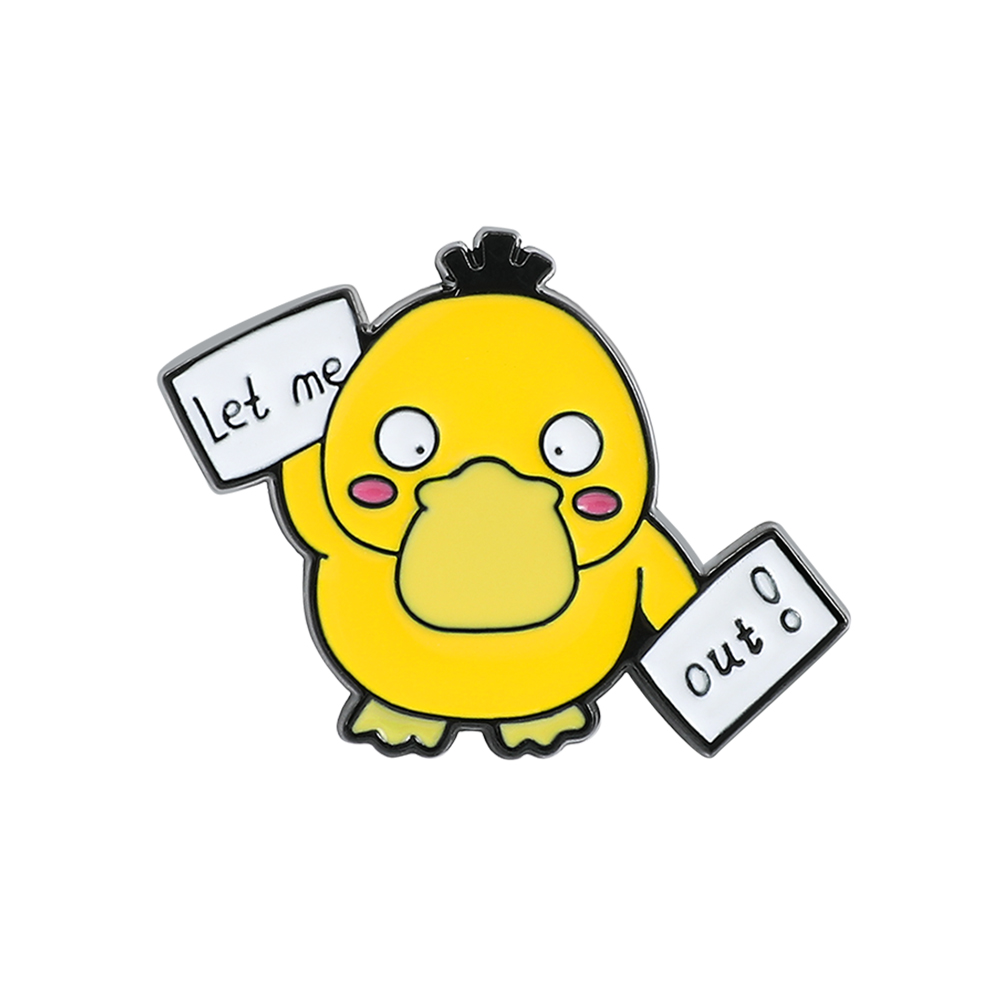 Tablet Cute Accessories - 1 Pc ​Anime Duckling Brooch Cartoon