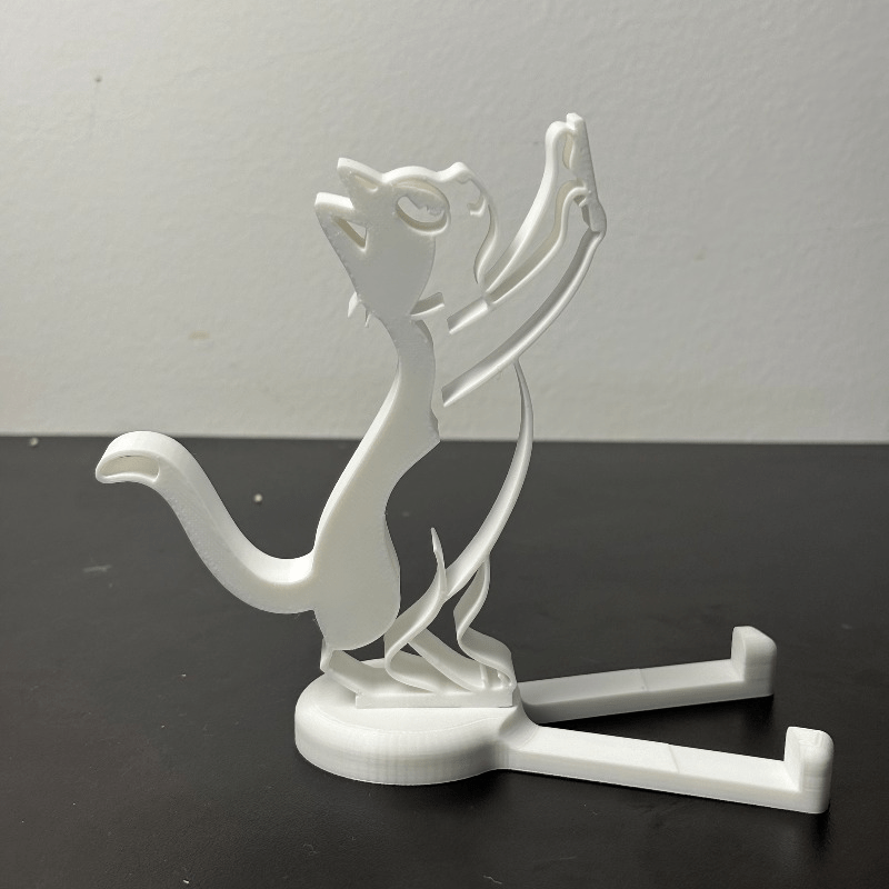 Abstract Hollow Line Cat Phone - огляд і ціна Tablet Stand Accessories