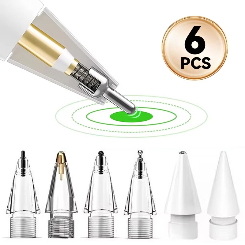 6 Pcs Replacement Pencil Tips  - огляд і ціна Tablet Stylus Accessories