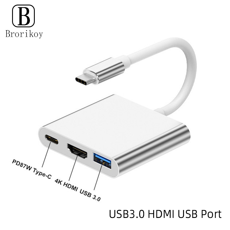 3 in 1 USB Type C Hub to 4K HD - огляд і ціна Tablet Accessories Samsung