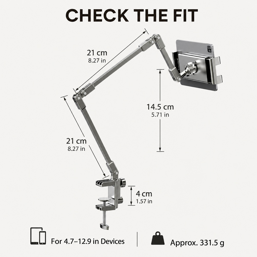 Adjustable Bed Phone Holder St - огляд і ціна Tablet Stand Accessories