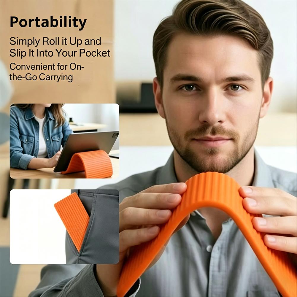 Portable Silicone Mobile Phone - огляд і ціна Tablet Stand Accessories