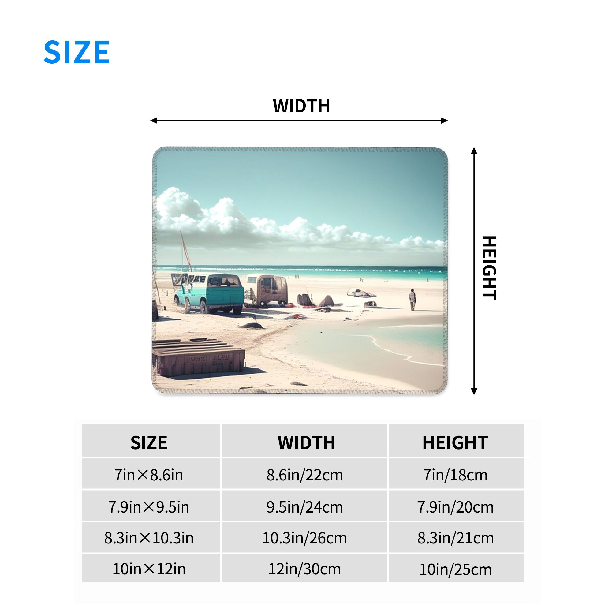 Unique Beach Landscape And Cam - огляд і ціна Office Table Accessories Unique
