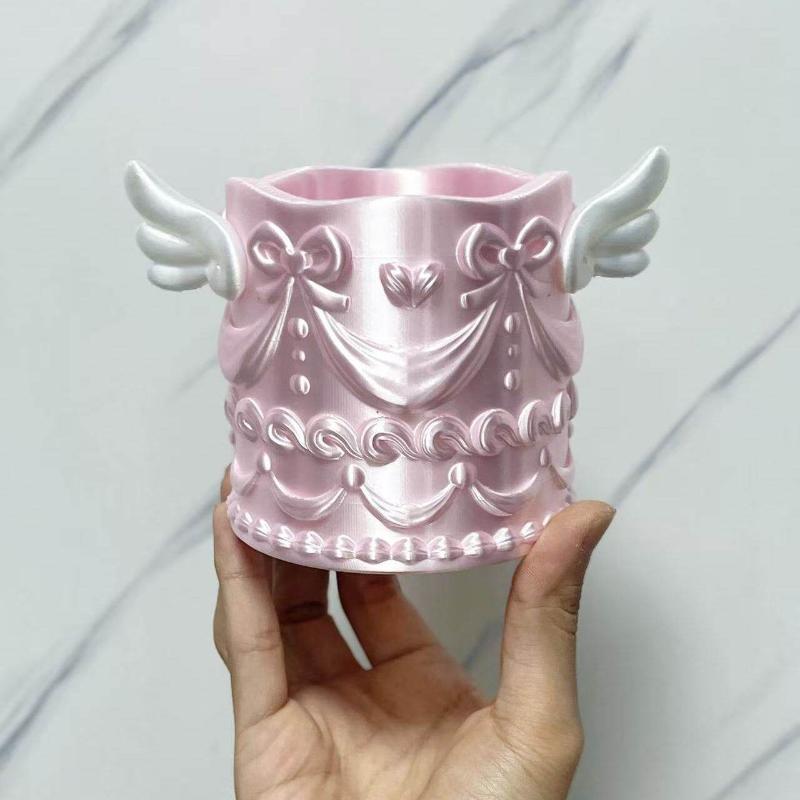 * 1Pcs Silk Texture Girl Luxur - огляд і ціна Case With Pencil Holder